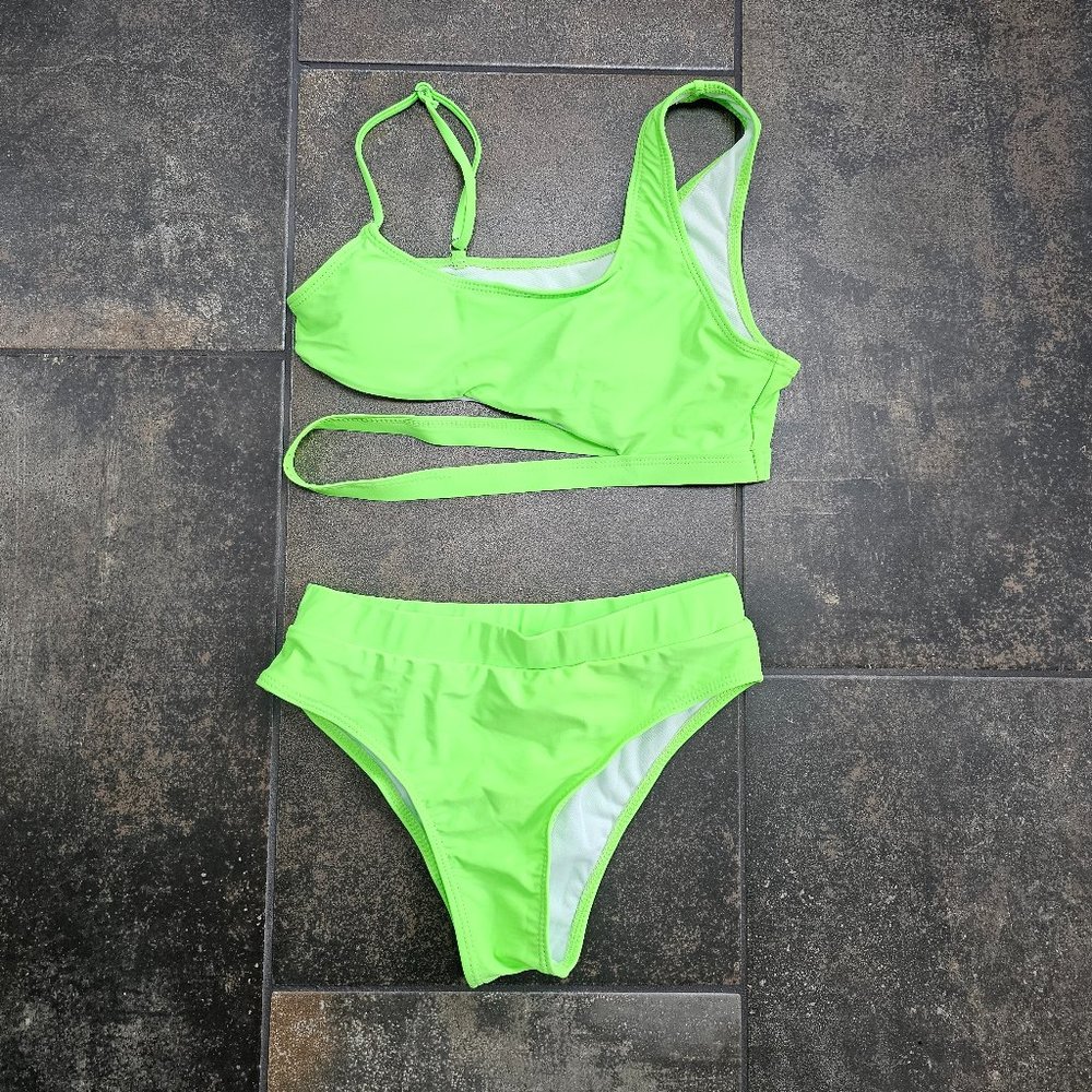 Shein Neon Green Bikini Size SMAL